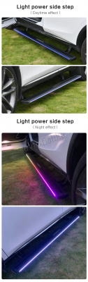 Mercedes-Benz GLCL coupe 2016-2019 (20-) выдвижные электропороги с LED подсветкой