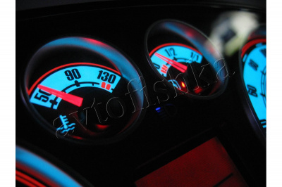 Audi A6 (C5) 97-04 светодиодные шкалы (циферблаты) на панель приборов - дизайн 2