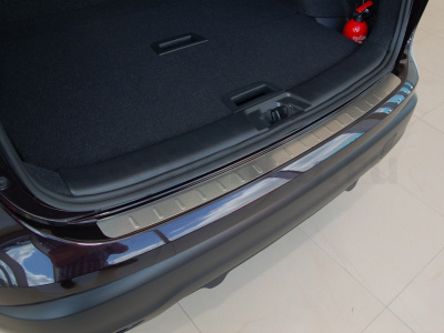 Накладка на задний бампер прямая матовая серия ORIGINAL, нерж. сталь Alu-Frost 39-2161 для BMW X3