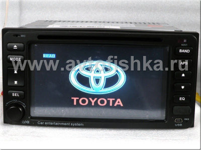 Toyota Highlander Fortuner (-06), Vios (03-07), Raum NCZ20, NCZ25a (03-) автомагнитола, головное устройство с GPS навигацией, TV